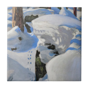 Akseli Gallen-Kallela - Lair of the Lynx Tile