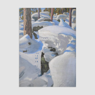 Akseli Gallen-Kallela - Lair of the Lynx Tissue Paper