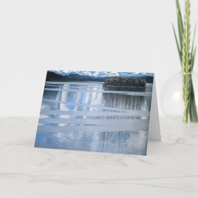 Akseli Gallen-Kallela - Lake Keitele Card (Front)