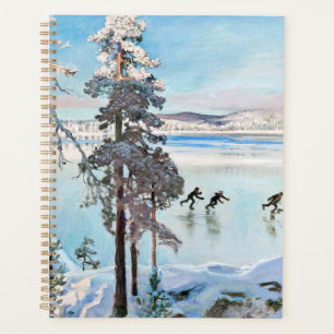 Akseli Gallen-Kallela - Skaters near Kalela Shore Planner