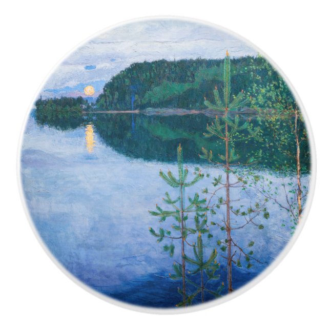 Akseli Gallen-Kallela - Spring Night Ceramic Knob (Front)