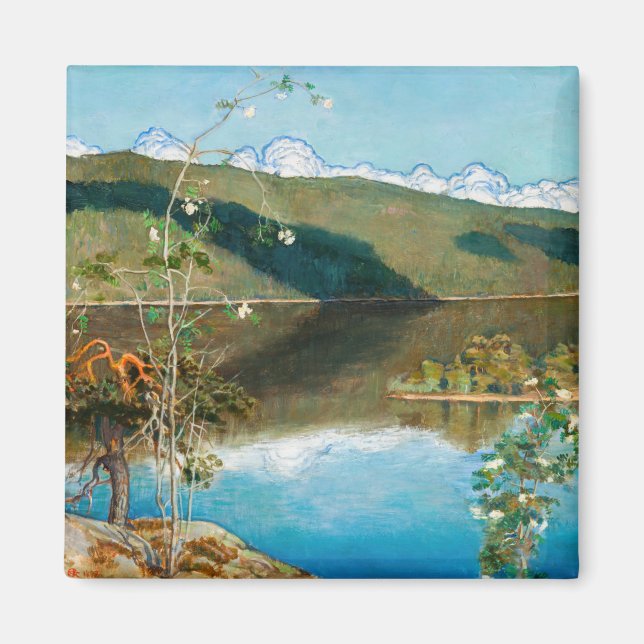 Akseli Gallen-Kallela - Thunderclouds on Horizon Magnet (Front)