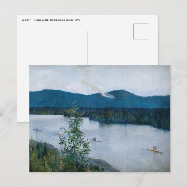 Akseli Gallen-Kallela - Vuokatti Postcard (Front/Back)