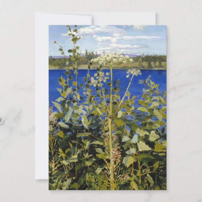 Akseli Gallen-Kallela - Wild Angelica Invitation (Front)