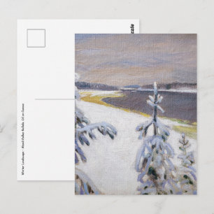 Akseli Gallen-Kallela - Winter Landscape #2 Postcard