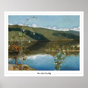 Akseli Gallen-Kallela Zedign affiche d'art #384