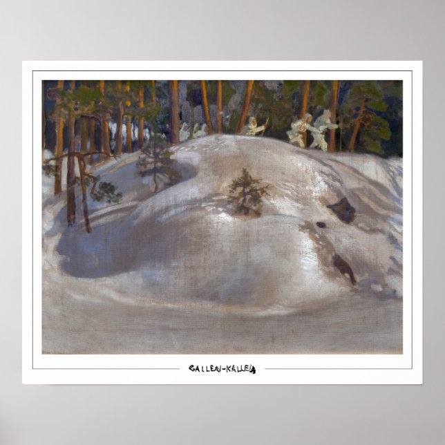 Akseli Gallen-Kallela Zedign Art Poster #125 (Front)