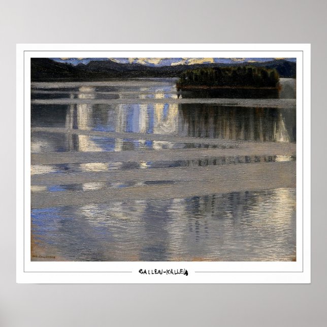 Akseli Gallen-Kallela Zedign Art Poster #381 (Front)