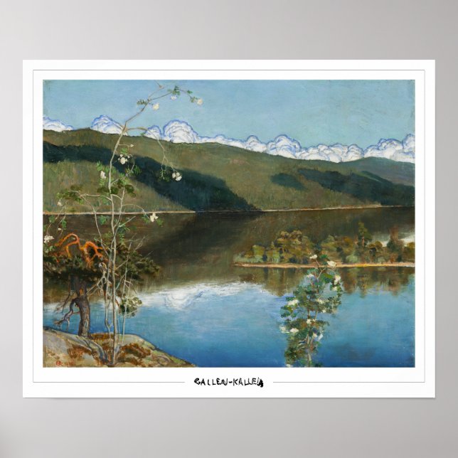 Akseli Gallen-Kallela Zedign Art Poster #384 (Front)