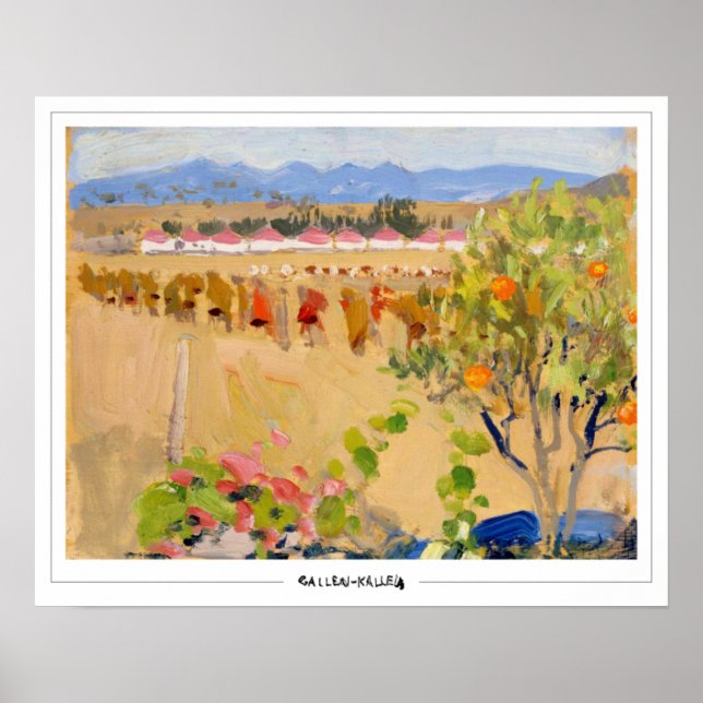 Akseli Gallen-Kallela Zedign Art Poster #393 (Front)