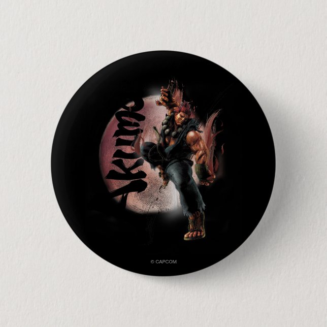 Akuma 2 Inch Round Button (Front)