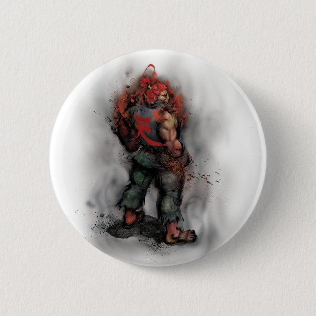 Akuma Back 2 Inch Round Button (Front)