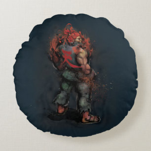 Akuma Back Round Pillow