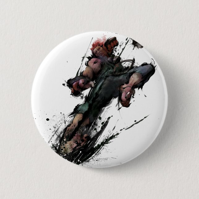 Akuma Kick 2 Inch Round Button (Front)