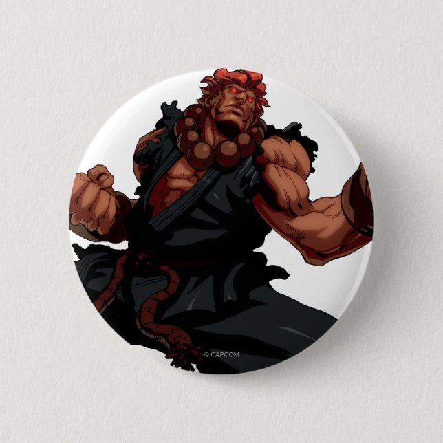 Akuma Stance 2 Inch Round Button (Front)