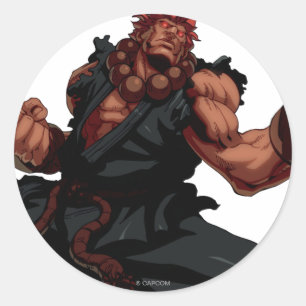 Akuma Stance Classic Round Sticker