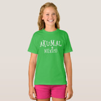 Akumal Mexico Design - Girls' Basic T-Shirt
