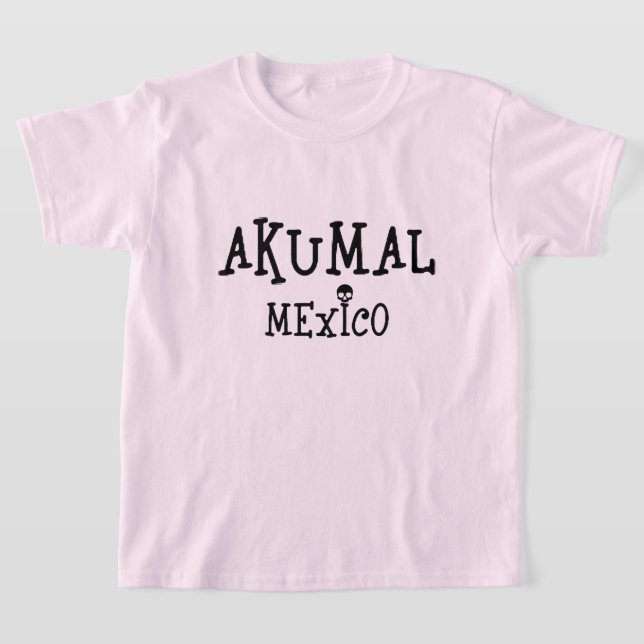 Akumal Mexico Design - Kids' Basic T-Shirt (Laydown)