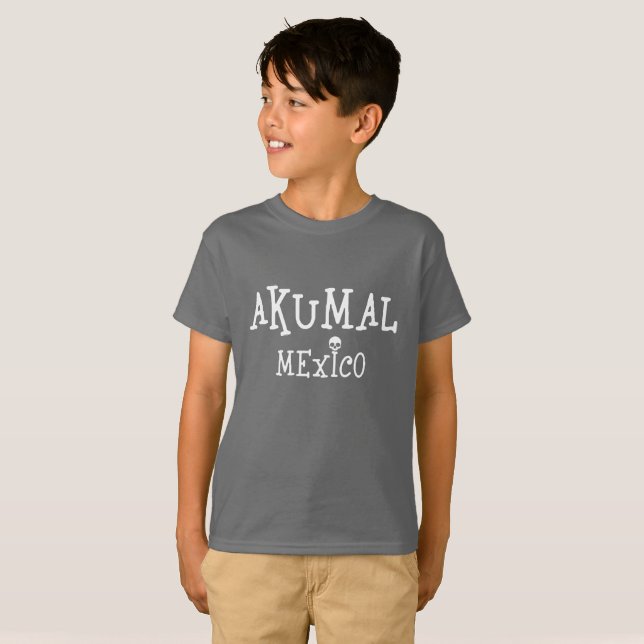 Akumal Mexico Design - Kids' Basic T-Shirt (Front Full)