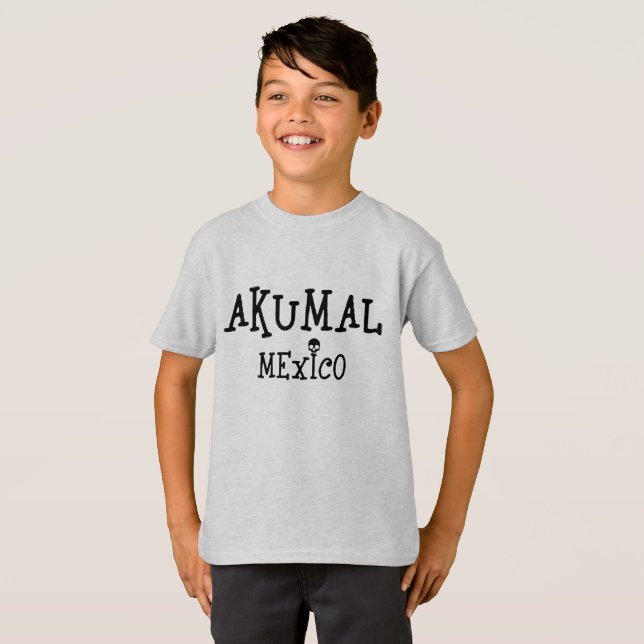 Akumal Mexico Design - Kids' Basic T-Shirt (Front Full)