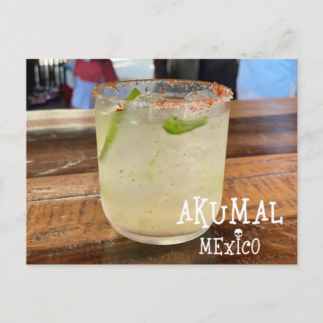 Akumal Mexico Design - Standard Postcard (Front)