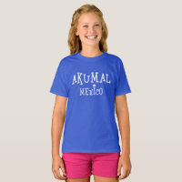 Akumal Mexico Design - T-shirt de base pour filles