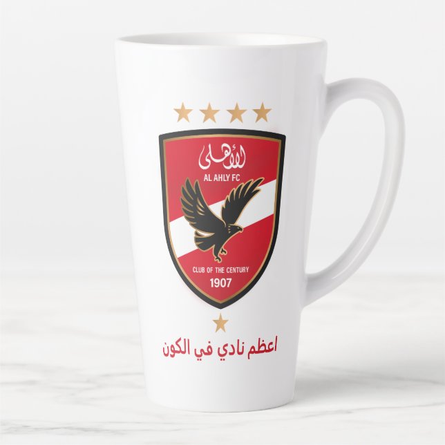 Al Ahly SC Egyptian Football Team Alahly Fans Latte Mug (Right)