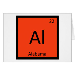 Al - Alabama State Chemistry Periodic Table Symbol