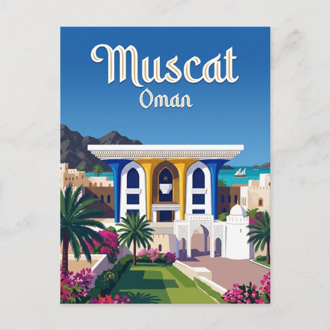 Al Alam Palace Oman Postcard (Front)