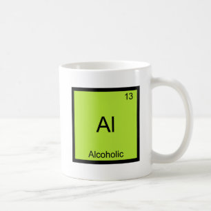 Al - Alcoholic Chemistry Element Symbol Funny Coffee Mug