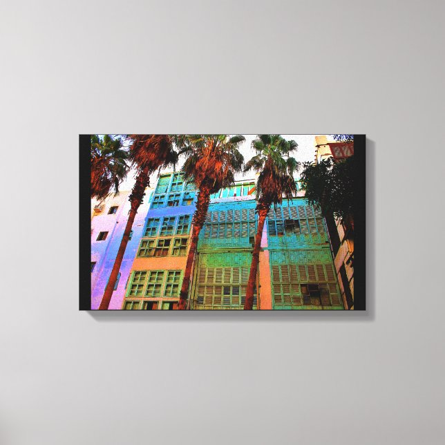 Al Balad Date Trees Canvas Print (Front)