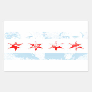 Al Capone Chicago Flag Sticker