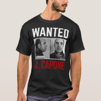 Al Capone  Most Wanted  V-Neck 