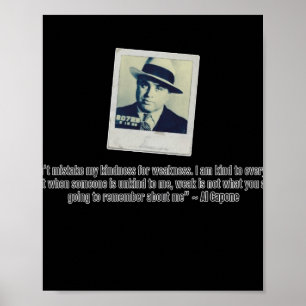 Al Capone Quote  Poster