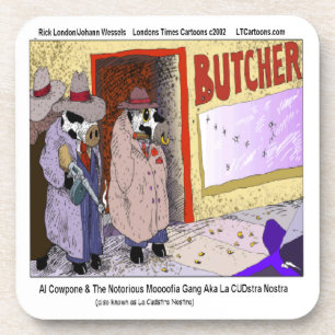 Al Cowpone & The Moofia Gang Funny Cows Coaster