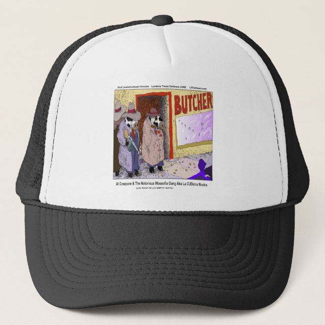 Al Cowpone & The Moofia Gang Funny Cows Trucker Hat (Front)