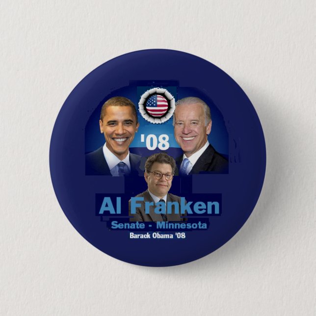 Al FRANKEN MN Button (Front)
