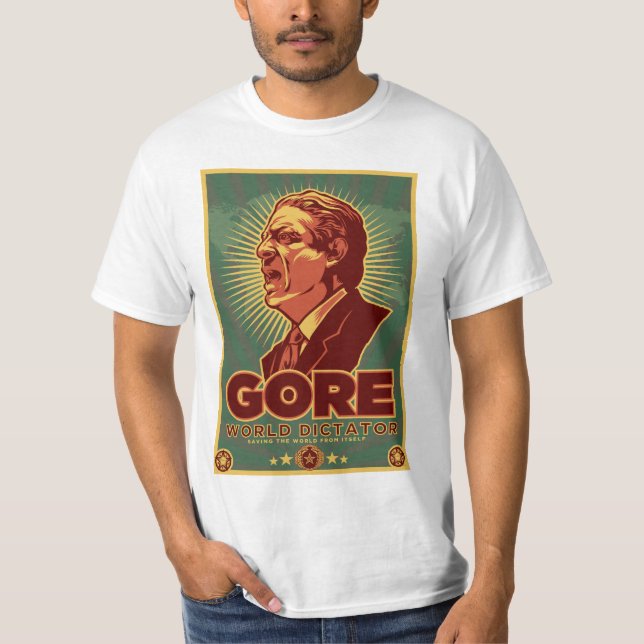 Al Gore For Dictator T-Shirt - Customized (Front)