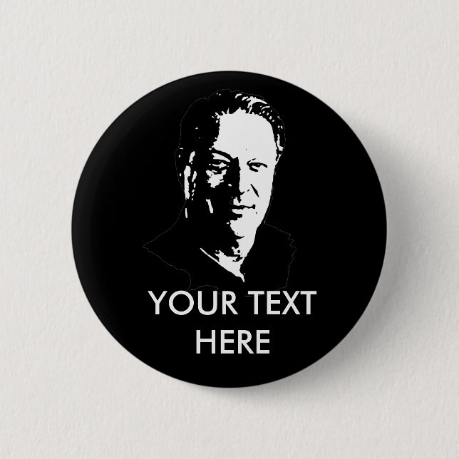 Al Gore Gear 2 Inch Round Button (Front)