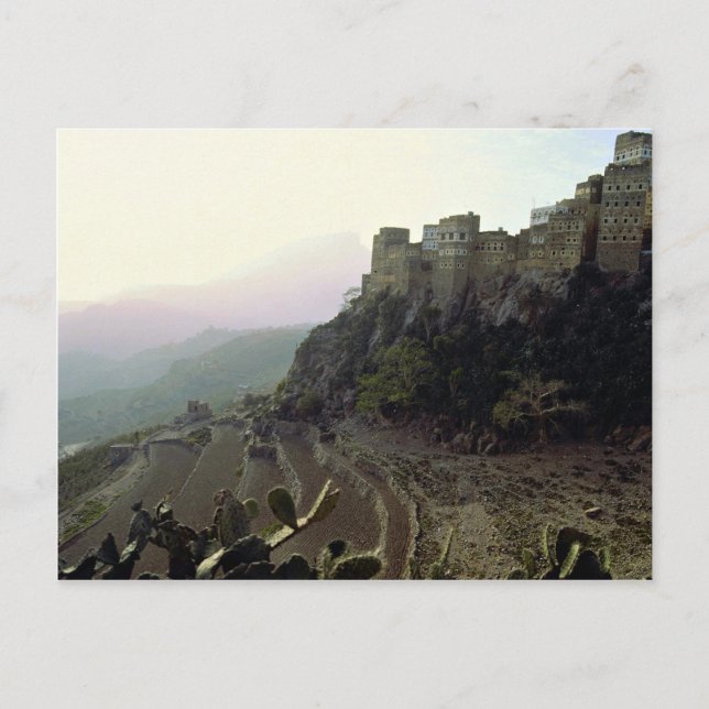 Al Hajjarah, Yemen Postcard (Front)