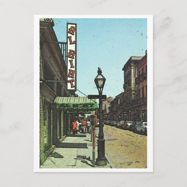 Al Hirts Jazz Club Postcard (Front)