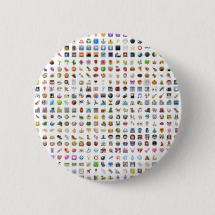 Al iPhone/iOS emojis 2 Inch Round Button