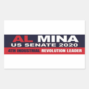 Al Mina US Senate Merchandise Sticker