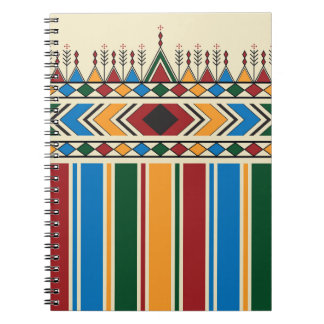 Al-Qatt Al-Asiri inspired geometric pattern. Notebook