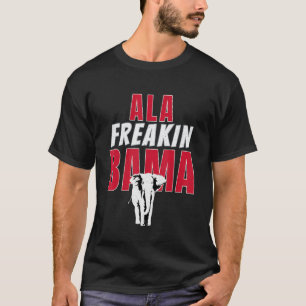 Ala Freakin Bama Elephant - The Tide Is Crimson Vi T-Shirt