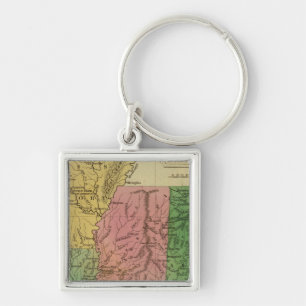 Ala, Miss, La, Ark Keychain