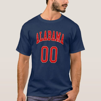 Alabama 00 Sports Team Throwback Design Alabama T-Shirt