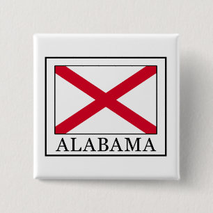 Alabama 2 Inch Square Button