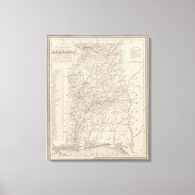 Alabama 3 canvas print (Front)