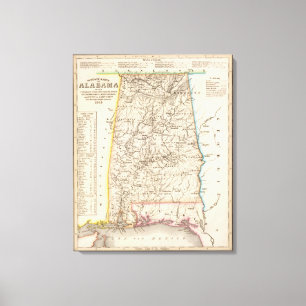 Alabama 3 canvas print